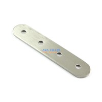6 Pieces 96*19*2.7mm Stainless Steel Flat Corner Brace Connector Bracket