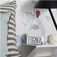 BALDR Digital Nap Timer Alarm Clock Quick Setting LCD Temperature Display Desktop Table Clocks White Backlight Thermometer