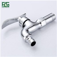FLG Zinc-alloy Bibcock, Cold Tap, Chrome Polished Washing Machine Faucet, Toilet Bibcock Garden Faucet Wall Mounted Toilet Tap