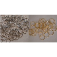 whosale 200pcs/lot 11mm Gold/Chrome Plated Steel round Rings,Bead Curtain Accessories Lighting chandeliers Metal Connectors