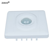 ZINUO Home LED light Human Body Detector Switch PIR Infrared Motion Sensor Switch Automatic  Switch Ceiling Mounted For Led Lamp
