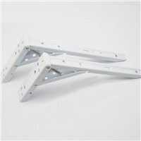 12&amp;amp;#39;&amp;amp;#39; Hardware Accessories Shelf Brackets White Steel Bracket Pair