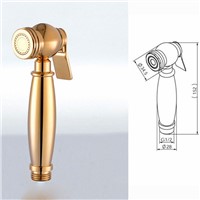 Toilet  Diaper Shataff Bidet Douche Shower Toilet Sprayer  Brass Gold Head 02-059-1