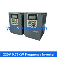 220V  750W 0.75KW   single phase input 220v 3 phase outfrequency converter/ frequency inverter /ac drives/variable speed drive