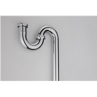 Brass Wash Basin drainer drainage pipes trap chrome plated tube Deodorization type