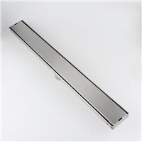 24inch/ 60cm SUS304 Stainless Steel linear Shower Drain Tile Inlay Wetroom Floor Drain 11-212