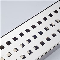 Wholesale And Retail Chrome Stainless Steel Floor Filler Bathroom Shower Grate Waste Grill Square Ground Leakage