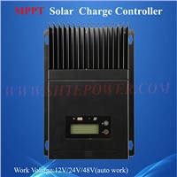 max pv input auto work voltage 12v 24v 48v 60a mppt solar charge controller