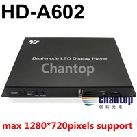 HD-A602 USB Port Full Color Async &amp; Sync Dual-mode LED Media Player Controller max 1280*720pixels 4G Memory With HDMI &amp; Audio