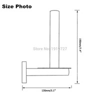 2017  New Wholesale New High Quality Solid Copper Modern Rolling Paper Holder Toilet Tissue Rack In Chrome