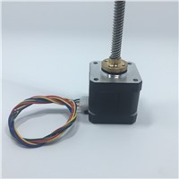 nema17 Screw stepper motor 17HS4401S-M8x8-300MM with Copper nut lead 8mm for 3D printer Z axis long screw