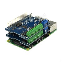 Raspberry Pi 3 Motor HAT Full function Robot Expansion Board Support Raspberry Pi 3/2B/B+ (Stepper / Motor / Servo/ IR Remote)