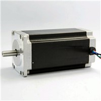 CE ROHS 1.8degree 2.8N.m 1200g.cm 10w 3A 57mm NEMA23 big 2 phase square hybrid stepper motor 8mm Shaft With Flat 425OZ-IN 4Lead