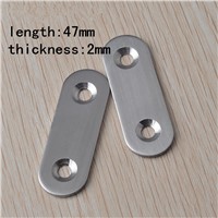 47MM Stainless steel furniture connector fastener Straight bar Corner Linear bars Assembling furniture accessories 50PCS