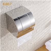 New Modern Bathroom Accessories Stainless Steel Toilet Paper Holder Paper Box Wall Mounted K8