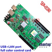 TF-QC1 USB+ network port full color asynchronous led control card 512x80 ,384x160 pixels video support  RGB module controller