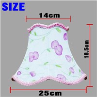 Simple And Fashionable E27 Desk Lamp Lampshade,  Pink Lace, Flower Pattern, Textile Fabrics Decorative table lamp shade