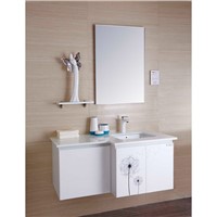 New Design Fashion White Fossil Marble Italian Bathroom Vanity OP14-003