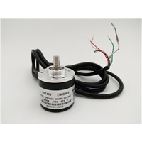 NEW 360P/R  NPN DC5~24V  AB 2ph Shaft 6mm 1500rpm Incremental Photoelectric Rotary Encoder+1.5M Cable