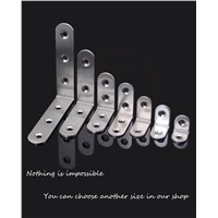 2016 NED 45x45x20mm Stainless Steel Corner Brackets Joint Fastening Right Angle 2.5MM Thickened Furniture Bracket With Screws