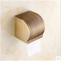 Bathroom Accessories thickened whole European antique copper waterproof box toilet paper toilet paper holder tissue box rewinder