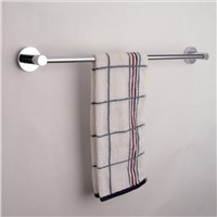 60cm Stainless Steel Fashion Style Cheome Single Bar Hotel Bathroom Towel Rack Wall Mounted Towel Racks TR1027