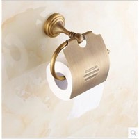 European British antique 100% copper paper holder toilet paper holder washroom tissue box rolls of bathroom hardware accessories