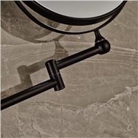 Round Oil Rubbed Bronze 8&amp;amp;quot; Makeup mirror Dual Sides Magnifying Costemic Mirror