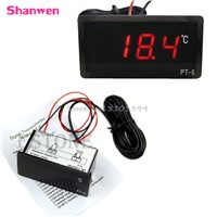Vehicle Digital Thermometer Car LED Temperature Meter Probe -40~110 centigrade 12V #G205M# Best Quality