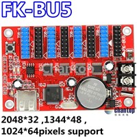 FK-BU5 USB / U-disk port led control card wireless LED board sign controller card 2048*32pixels for scrolling message display