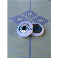 BT0830 608ZZ 608Z 608 Nylon wheel hanging / ball bearing with pulley wheel for doors and windows 8*30*9MM