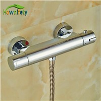 Chrome Polish Thermostatic Mixer Body Wall Mounted Brass Shower Fittings Shower Faucet Accessory