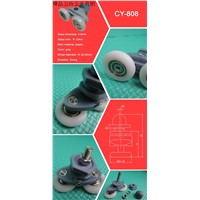8 Double twin shower door rollers wheels runners pulley pulleys &amp;amp;quot;Rolli&amp;amp;quot; CY-808