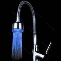 Temperature Sensor 3 Color Change RGB LED Light Water Tap Faucet Glow Shower A11