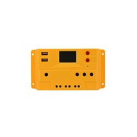 5pcs/lot  Hot Sale 20A 12v Smart PWM Solar Charge Controller LCD Display USB Output  5V 1A with 3pcs 3W DC 12V LED Lights Sets