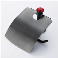 bathroom black paper holder with red stone wall paper hangs paper towel holder Archaize waterproof toilet paper holder