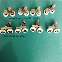 Set of 8 Shower Door Rollers Wheels Pulley Runners Roller