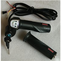 36V DC motor speed controller,Twist Throttle with ignition lock, grips with battery indicator (on/off key switch)