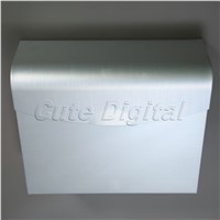 Space Aluminum Postbox Type Toilet Paper Holder Case with Cover Roll Dispenser Bathroom Waterproof Tissue Box Roll Tissue Holder