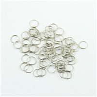 500pcs/bag 11mm Chorme Plated Rings Crystal Chandelier Beads Lamp Connectors Components