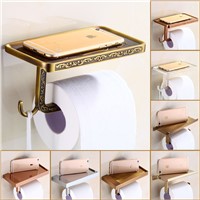 multi-choices Luxury Toilet Paper Holder Wall Mount Bathroom Kitchen Roll Paper Tissure Rack