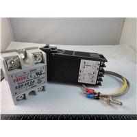 Dual Digital RKC PID C100FK02-V*AN 110-240V Solid State Relay SSR40DA Temperature Controller with thermocouple K, SSR Output