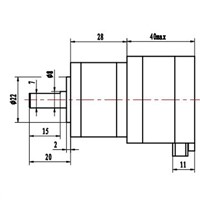 Nema17 40mm Stepper Gearmotor