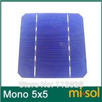 100pcs/lot of Mono Solar Cell 5x5 2.8w, GRADE A, monocrystalline cell, DIY solar