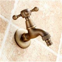 High Quality Antique Bronze Bibcocks faucet use for garden &amp;amp;amp; Bathroom Wall Mounted Washing Machine faucet outdoor Faucet Tap