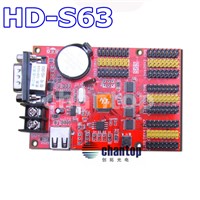 HD-S63 USB&amp;amp;amp;Serial Port led control card max 128*1024,64*2048 pixels support single&amp;amp;amp;Dual color Display module led controller