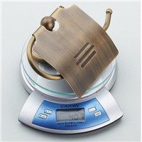 High Quality antique toilet paper holder copper paper towel holder tissue box bathroom hardware luxury paper roll holder