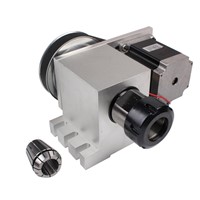 CNC Rotational Hollow Shaft 4th Rotary Axis 4th Axis Router Rotational Er32 3-20mm Chuck a Axis for Engraving Machine