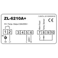 ZL-6210A+,220VAC,30A output,digital temperature controller, temperature controller, incubator thermostat,incubator,lilytech