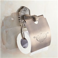 Paper Holders Bathroom Decorative Luxurious Tissue Roll Toilet Holder Box Wall mounted Bathroom Hardware / Accessories 3308